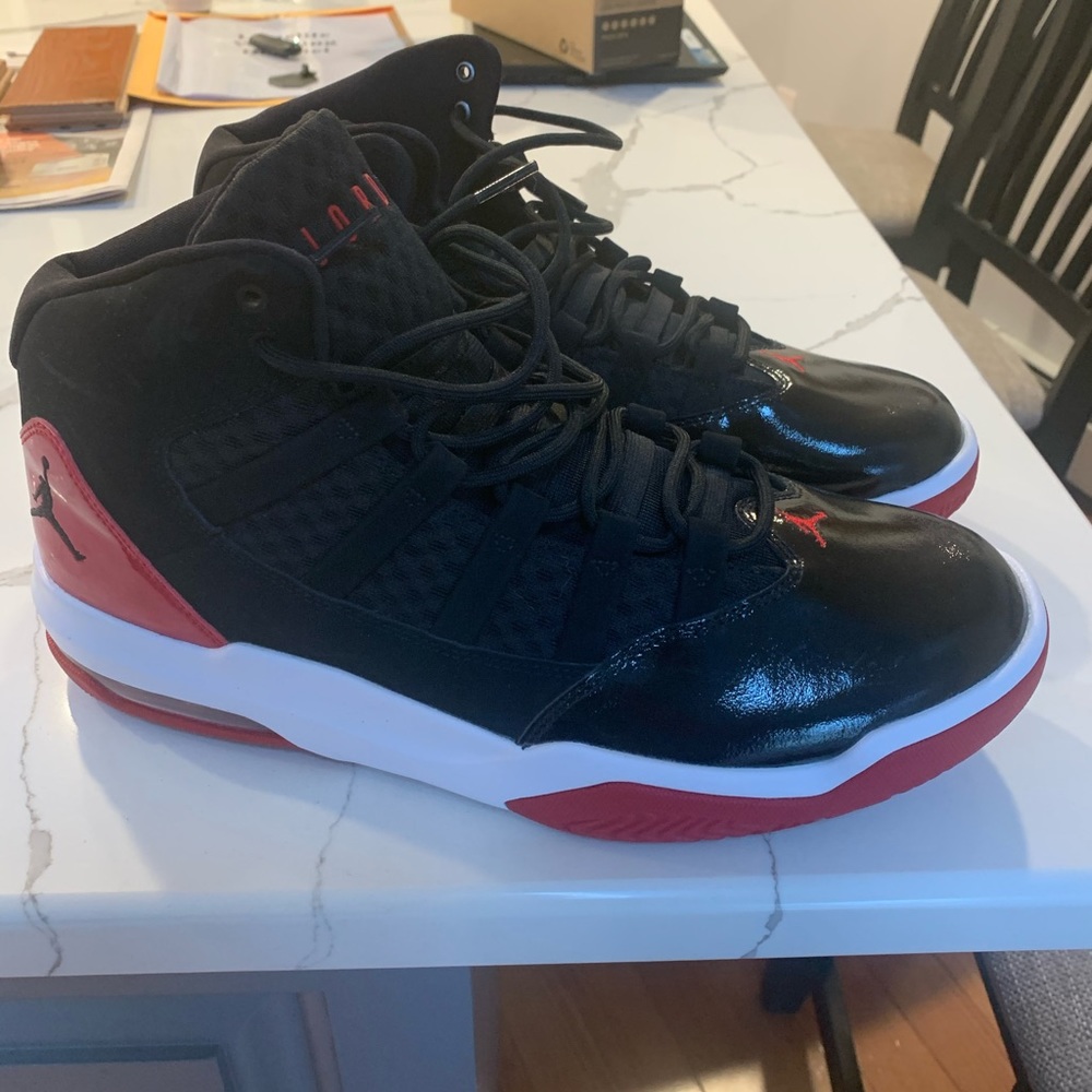 Black and Red Jordan’s